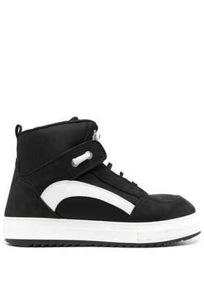 DSQUARED2 two-tone high-top sneakers - Black