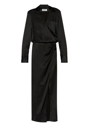 The Attico gathered dress - Black