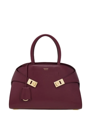 Ferragamo medium Hug leather tote bag - Red