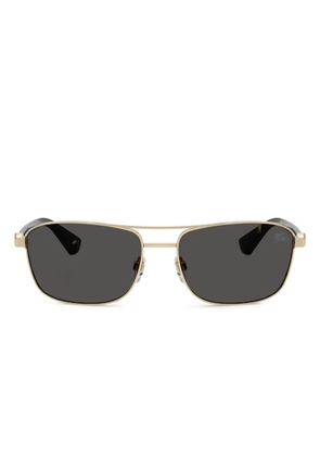 Burberry Eyewear rectangle-frame sunglasses - Gold
