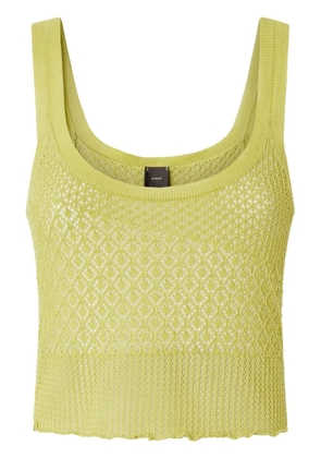 PINKO crochet-knit top - Green