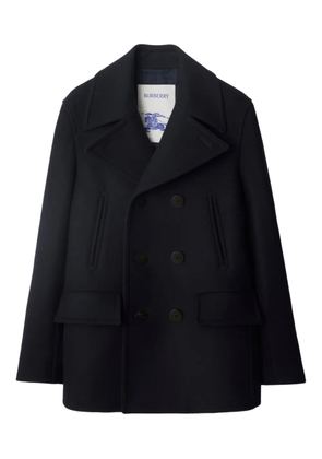 Burberry double-breasted peacoat - Blue