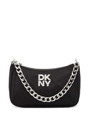 DKNY logo-detail chain shoulder bag - Black