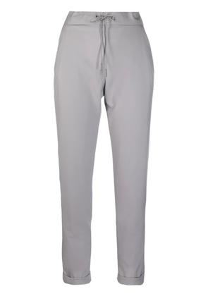Fabiana Filippi drawstring-waist virgin-wool trousers - Grey