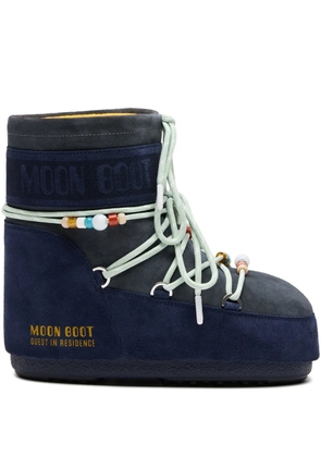 Moon Boot x Guest In Residence Icon beaded suede boots - Blue