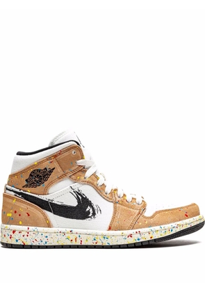Jordan Air Jordan 1 Mid SE 'Brushstroke' sneakers - Brown