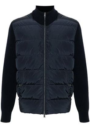 Herno quilted-panels jacket - Blue