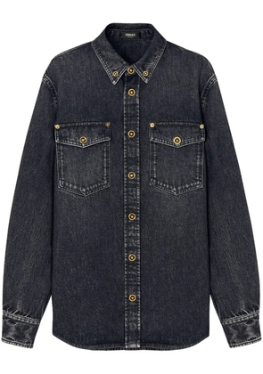 Versace denim overshirt - Black