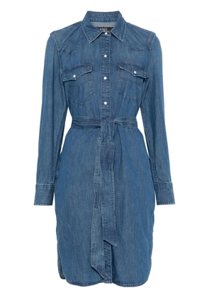 Lauren Ralph Lauren denim midi dress - Blue