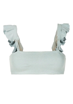 Clube Bossa Zarbo square-neck bikini top - Blue