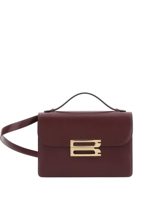 Victoria Beckham logo-plaque leather bag - Red