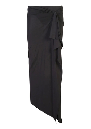 The Attico asymmetric skirt - Black
