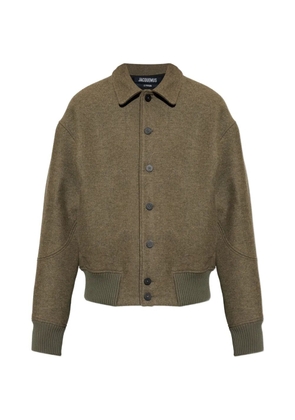 Jacquemus button collar jacket - Brown