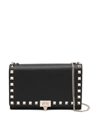 Valentino Garavani Rockstud leather crossbody bag - Black
