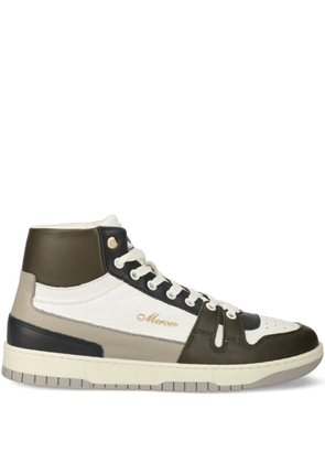 The Mercer Brand leather high-top sneakers - White