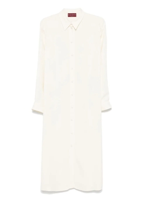 Gucci belted maxi dress - White