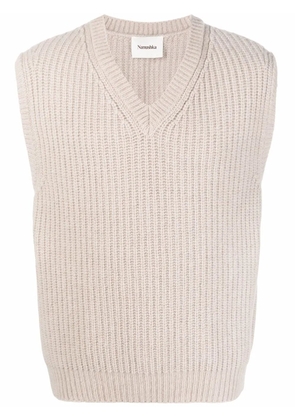 Nanushka V-neck sweater vest - Neutrals