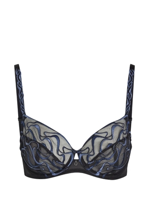 Wacoal Mayumi embroidered-mesh underwired bra - Black