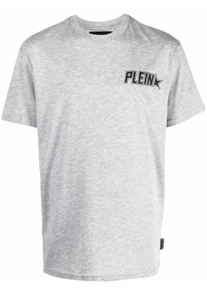Philipp Plein Plein Star logo print T-shirt - Grey