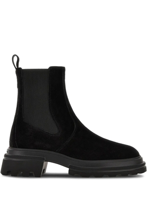 Hogan elastic-panel chelsea boots - Black