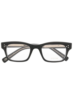 Eyevan7285 Sullivan square-frame eyeglasses - Black