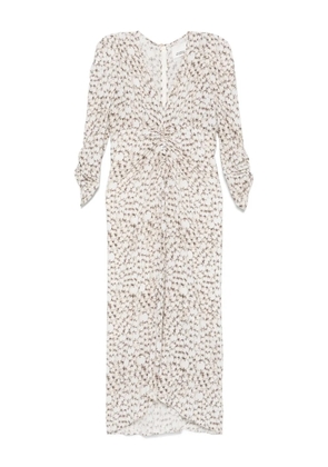 ISABEL MARANT Albini silk midi dress - White