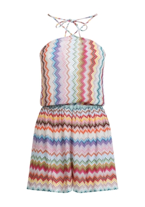 Missoni zigzag-pattern jumpsuit - White