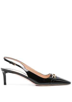 TOM FORD Whitney slingback patent-leather pumps - Black