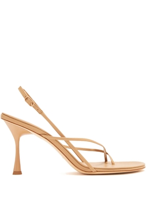 Studio Amelia 90mm Wishbone strappy sandals - Neutrals