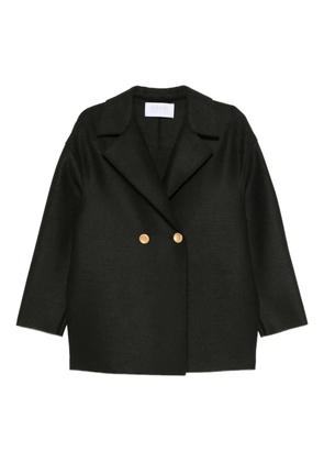 Harris Wharf London virgin-wool double-breasted coat - Green