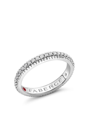 Fabergé 18kt white gold Colours Of Love diamond eternity ring - Silver