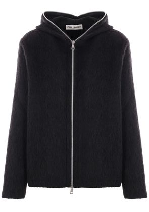 OUR LEGACY zip-fastening hoodie - Black