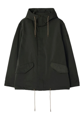 Burberry logo-patch parka - Green