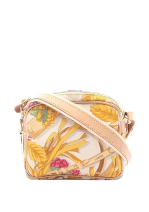 Loewe Pre-Owned canvas shoulder bag - Neutrals