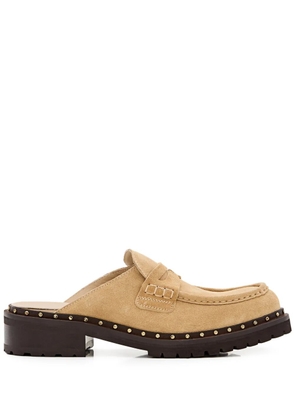 Golden Goose stud-detail mules - Neutrals