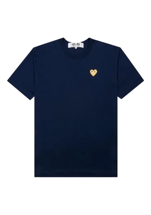 Comme Des Garçons Play heart-patch cotton T-shirt - Blue