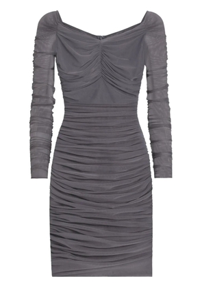 Dolce & Gabbana ruched mini dress - Grey