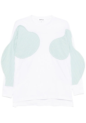 Enföld patchwork T-shirt - White