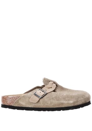 Birkenstock Boston suede slippers - Neutrals
