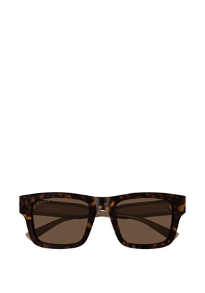 Gucci Eyewear square-frame sunglasses - Brown
