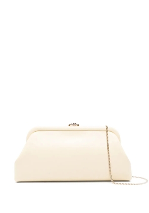 Jimmy Choo Skylar clasp chain clutch bag - Neutrals