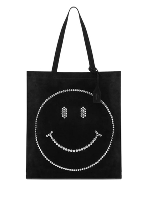 Moschino smiley-motif tote bag - Black