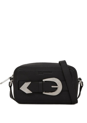 Karl Lagerfeld Jeans buckle-detail crossbody bag - Black