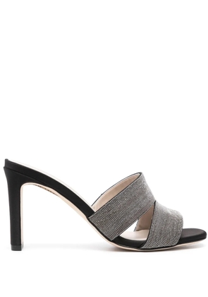 Fabiana Filippi 95mm bead-embellished sandals - Silver