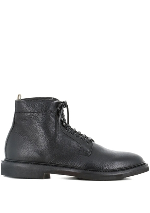 Officine Creative leather lace-up boots - Black