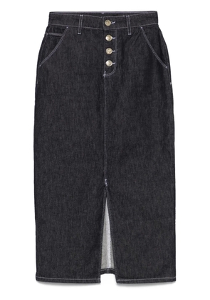 Karl Lagerfeld denim midi skirt - Blue