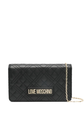Love Moschino chain-strap shoulder bag - Black