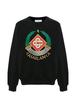 Casablanca logo-detail sweatshirt - Black