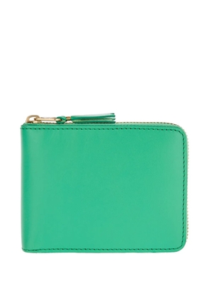 Comme Des Garçons zip-around leather wallet - Green