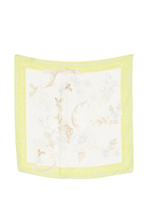 Forte Forte floral-print twill scarf - Neutrals